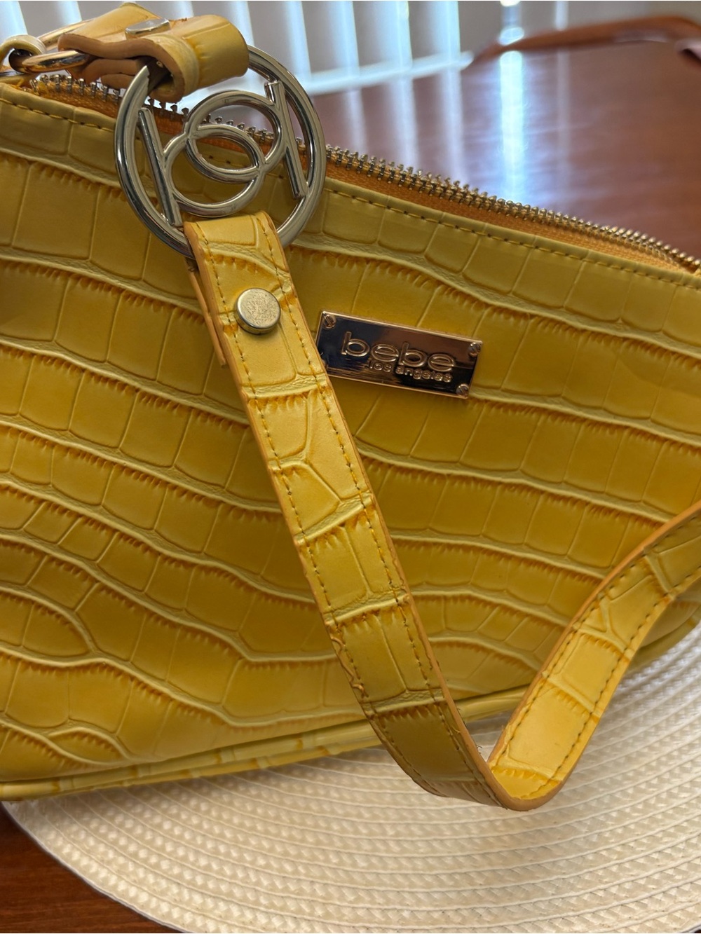 Bebe yellow purse